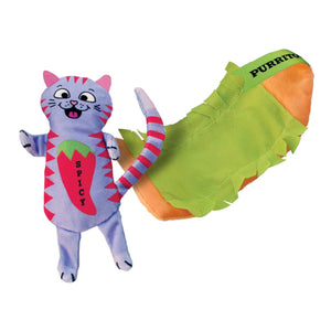 Kong Pull - A - Partz Purrito Cat Toy - Shopivet.com