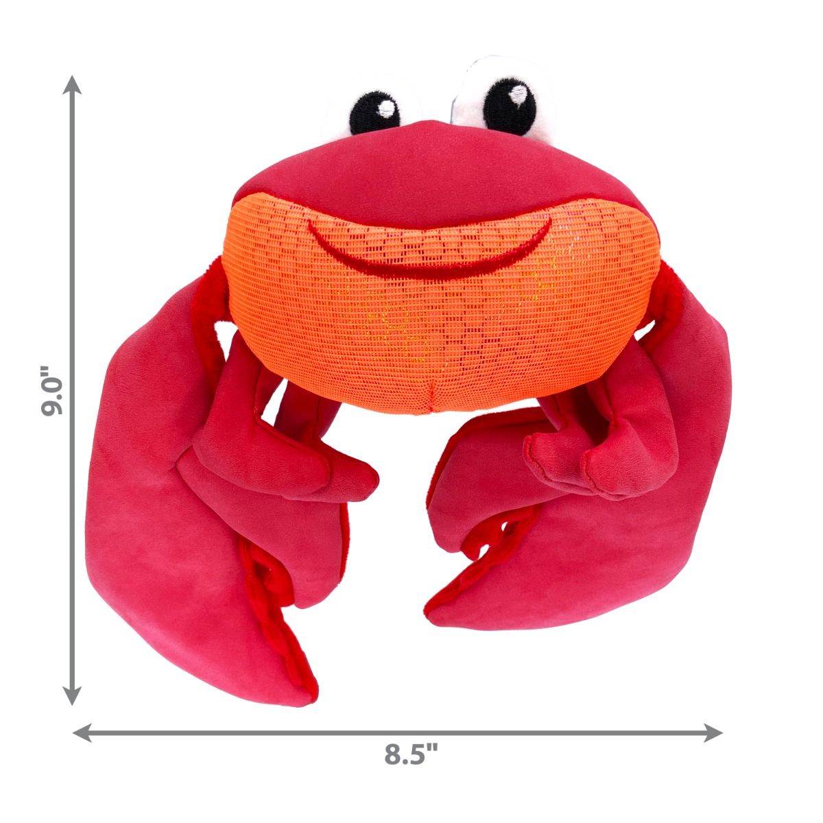 Kong Shakers Shimmy Crab Plush Dog Toy - Medium - Shopivet.com