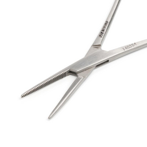 KRUUSE Halsted-Mosquito Artery Forceps, 10 cm / 3.9", curved