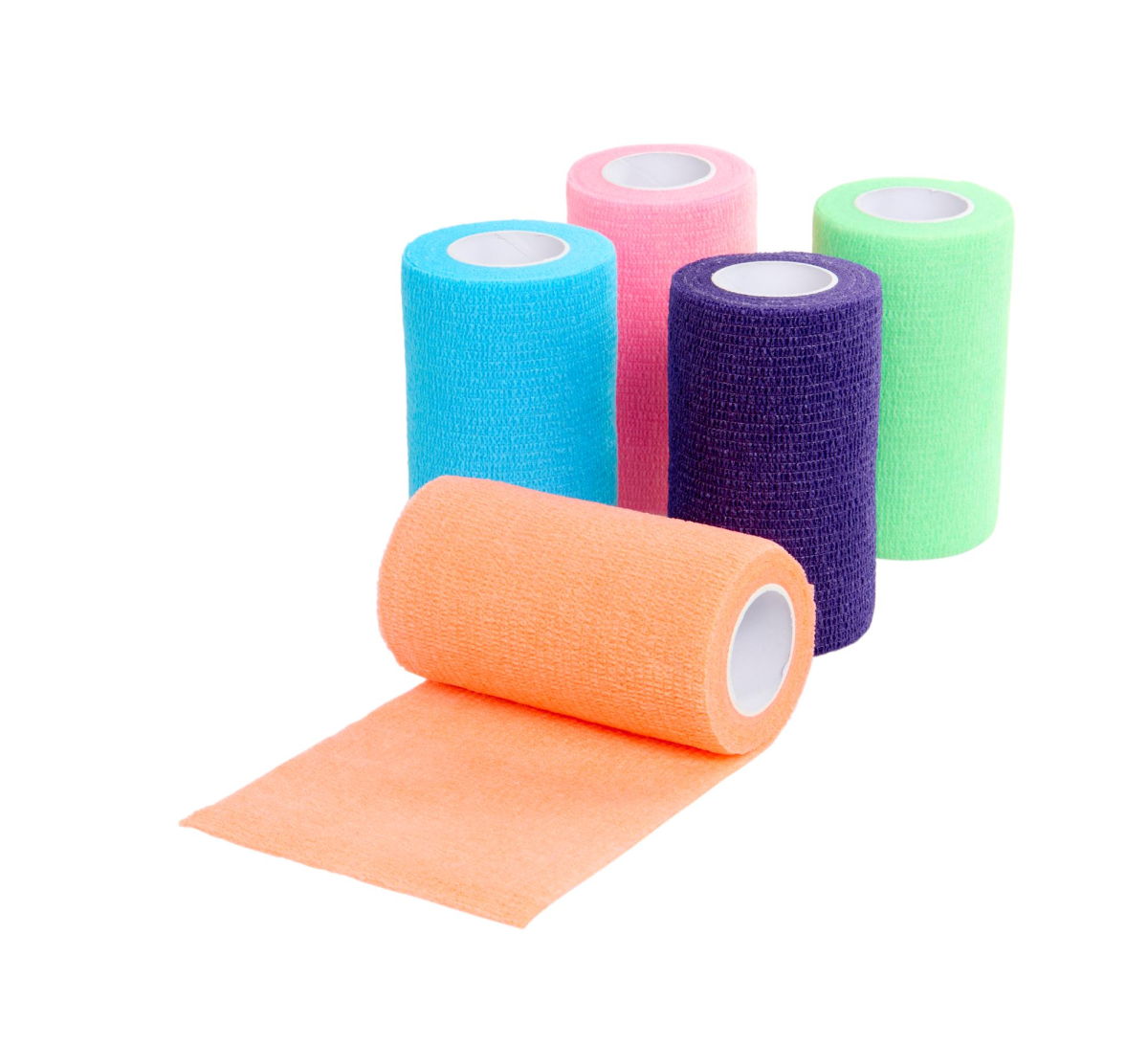 KRUUSE Vet-Flex 5 cm x 4.5 m, assorted, 10/pk