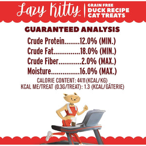 Lazy Kitty Air - Dried Grain - Free Cat Treats – Duck Recipe 3oz / 85gm - Shopivet.com