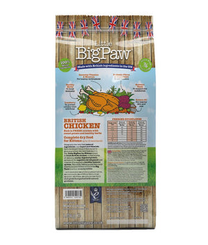 Little BigPaw British Chicken Dry Kitten Food 1.5kg - 1.5kg - Shopivet.com
