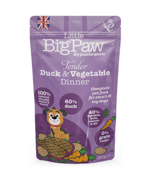 Little BigPaw Tender Duck & Vegetable Dinner Wet Dog Food 150g - 150g - Shopivet.com