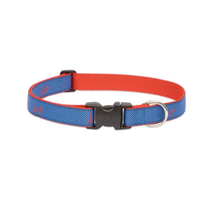 LupinePet 1/2″ (Width) 8 - 12″(Neck) Adjustable Collar for Small Dogs – Newport Blue - Shopivet.com