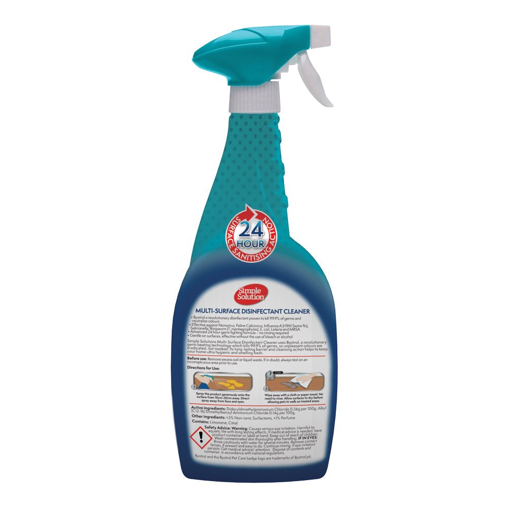 Multi - Surface Disinfectant Cleaner 750ml - Shopivet.com