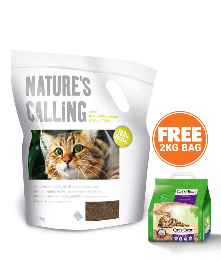 Natures Calling Biodegradable Cat Litter - Shopivet.com