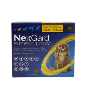 NexGard Spectra (3.5 - 7.5kg) Tabs - Shopivet.com
