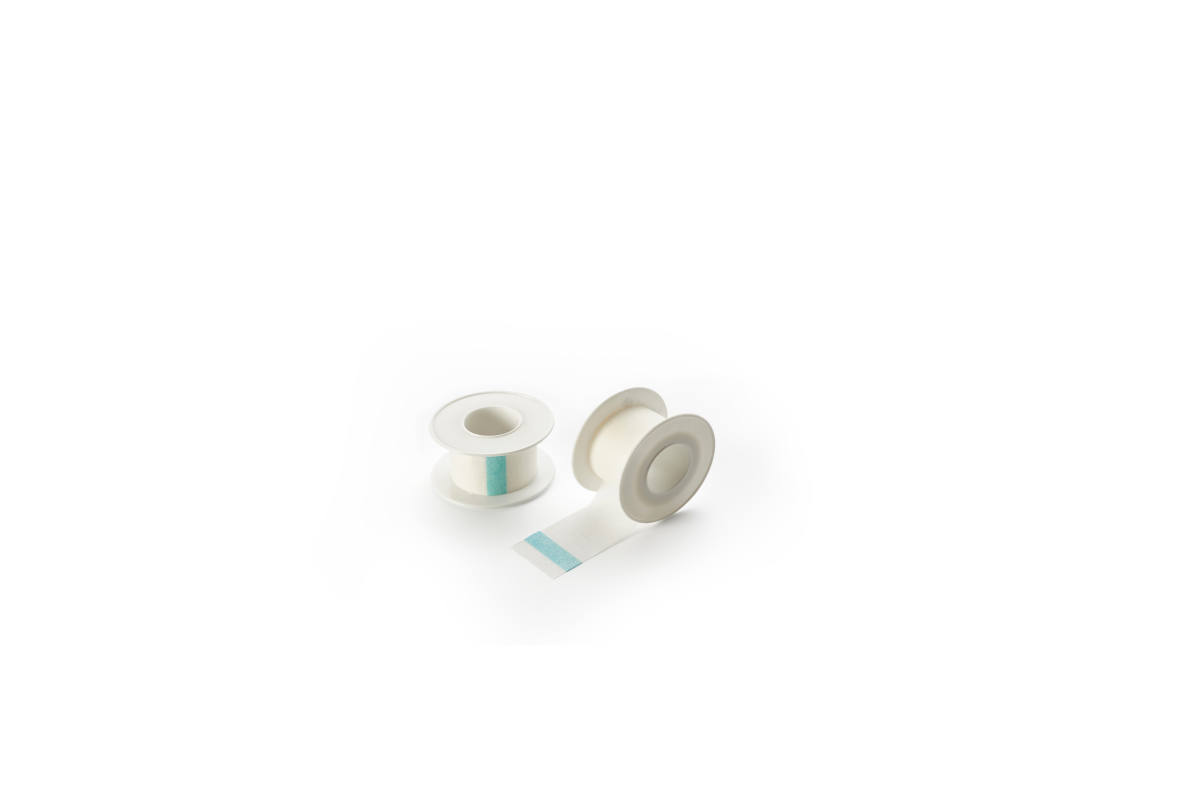 Non-woven paper tape 5m / 1.25cm white 18 pcs