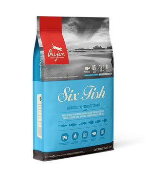 Orijen Six Fish Dry Cat Food - 5.4KG - Shopivet.com