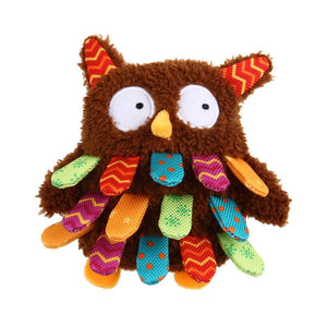 Owl Plush Friendz with squeaker - Shopivet.com
