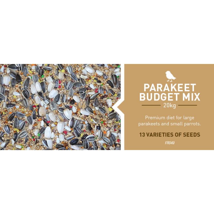 Parakeet Budget Mix 20 KG - Shopivet.com