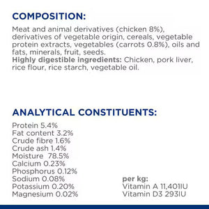 Hill’s Prescription Diet Gastrointestinal Biome Stew for Dogs with Chicken and added Carrots (12x354g)