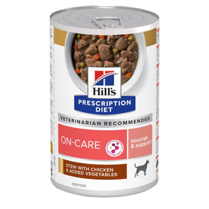 Hill’s Prescription Diet On-Care Stew for Dogs with Chicken & added Vegetables (12x354g)