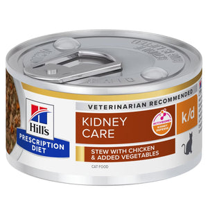 Hill’s Prescription Diet k/d Feline with Stew with Chicken & added Vegetables (24x82g)
