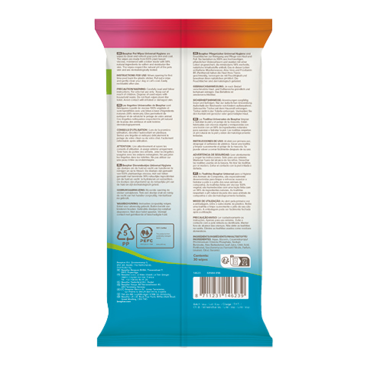 Pet Wipes Universal (30 Wipes)