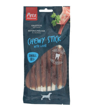 Pets Unlimited Chewy Stick with Lamb Small Dog Treats 8pcs - Shopivet.com