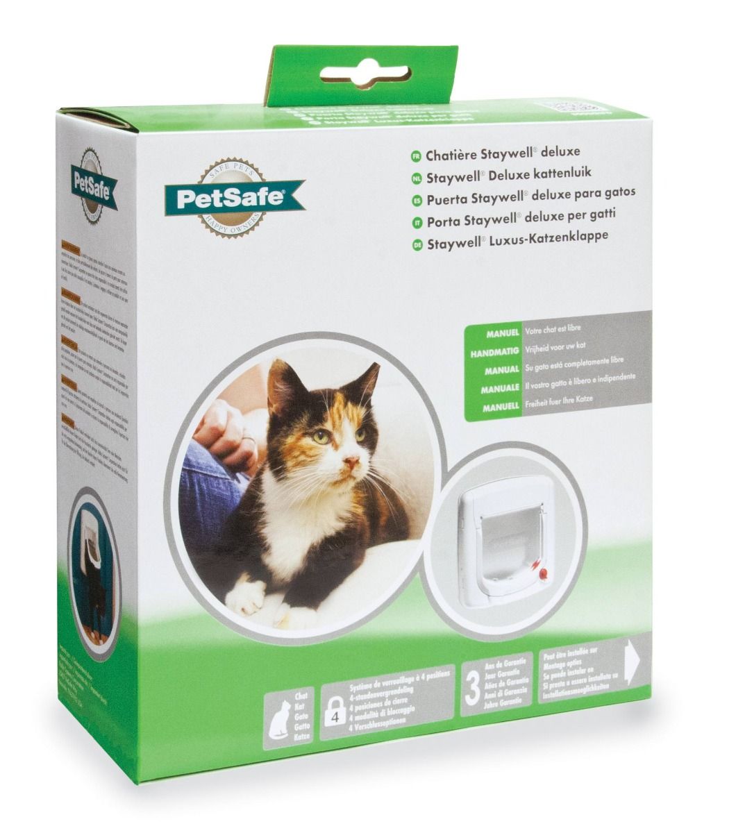 Petsafe Staywell Big Cat/Small Dog Door 4 Way - WHITE - Shopivet.com