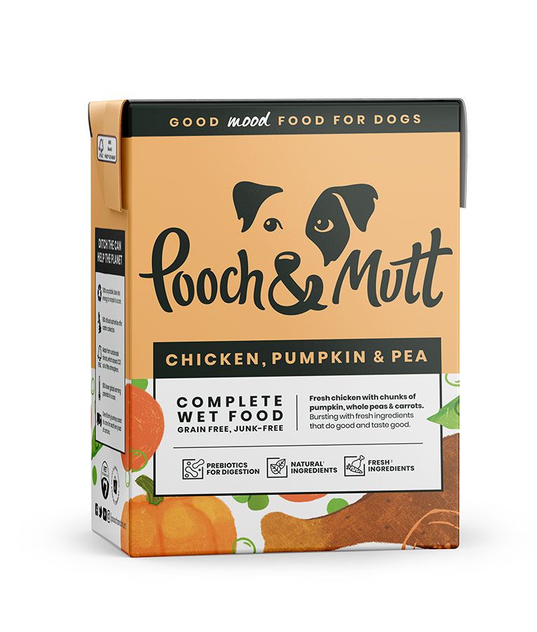 Pooch & Mutt Chicken, Pumpkin & Pea Complete Wet Dog Food 375g - 375g - Shopivet.com