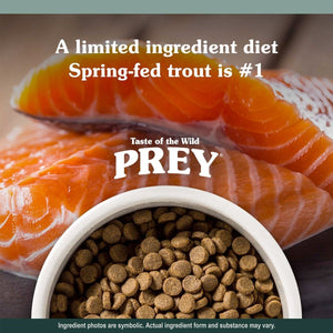 PREY Trout Limited Ingredient Formula for Dogs - 3.63kg (8 lbs) - Shopivet.com