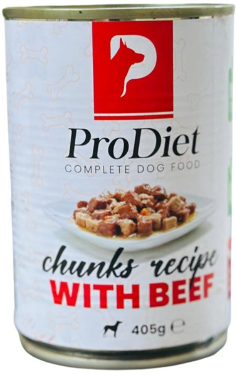 PRO DIET Dog Chunks wet food 405g