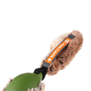 Push To Mute Duck with Plush Tail - pink - Shopivet.com
