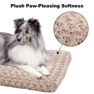 QuietTime Deluxe Ombre Swirl Taupe to Mocha Pet Bed - 48 inch - Shopivet.com