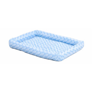 QuietTime Deluxe Powder Blue Bolster Bed – 30″ - Shopivet.com