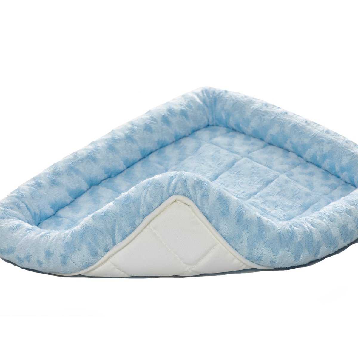QuietTime Deluxe Powder Blue Bolster Bed – 30″ - Shopivet.com