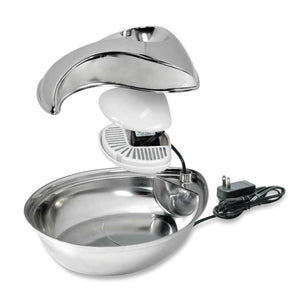 Raindrop Durable Pet Fountain 60oz (Stainless Steel) - Shopivet.com