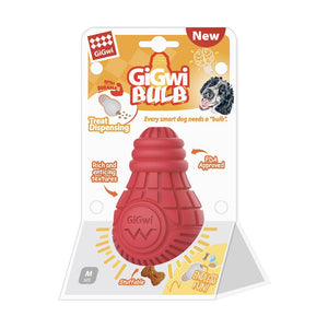 Red Bulb Dispensing Treat Dog Toy – Medium - Shopivet.com