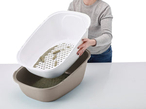 Savic Reina Sift Cat Toilet Home - Grey