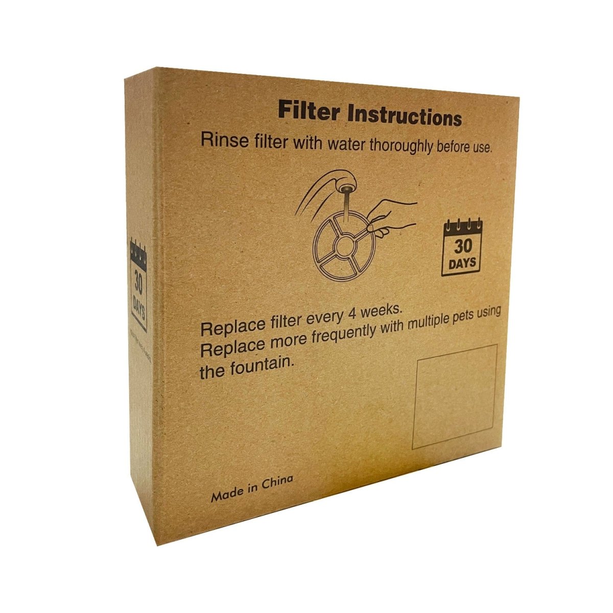 Replacement Filter for Malaga Water Fountain (4 pack) - Shopivet.com
