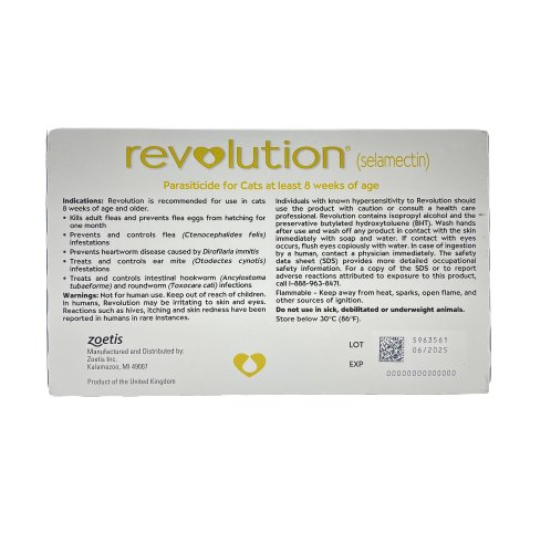 Revolution for Adult Cats 1 Dose only