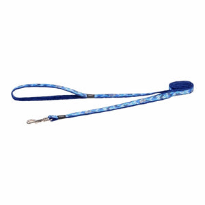 Rogz Fashion Classic Dog Leash - BLUE MEDIUM - Shopivet.com