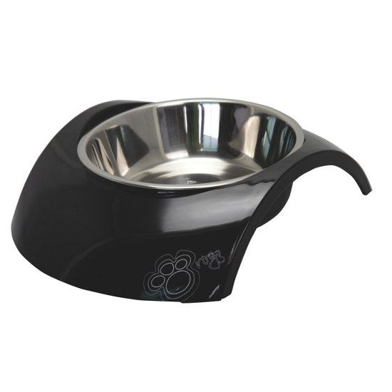 Rogz Luna Dog Bowl - BLACK 700ML - Shopivet.com