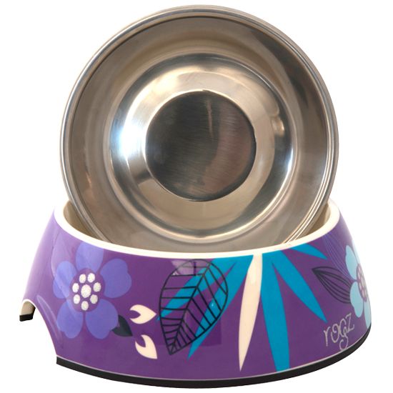 Rogz Purple Forest Bubble Dog Bowl - 160ML - Shopivet.com