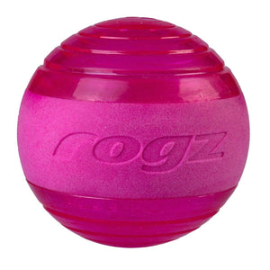Rogz Squeekz Fetch Ball Dog Toy - PINK - Shopivet.com