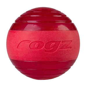 Rogz Squeekz Fetch Ball Dog Toy - RED - Shopivet.com