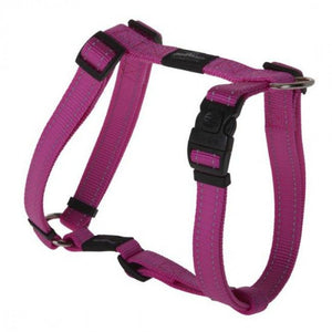 Rogz Utility Reflective Stitching Dog Harness - PINK Medium - Shopivet.com