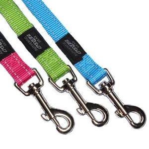 Rogz Utility Reflective Stitching Dog Leash - ORANGE Small - Shopivet.com