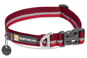 Ruffwear Crag Reflective Dog Collar - RED Large - Shopivet.com