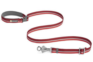 Ruffwear Crag Reflective Dog Leash - RED - Shopivet.com