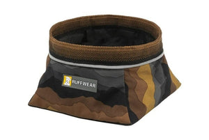 Ruffwear Quencher Cinch Top Packable Dog Bowl - Moonlight Mountain Medium - Shopivet.com