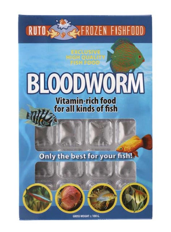 Ruto Frozen Bloodworm Blister 100 g - Shopivet.com