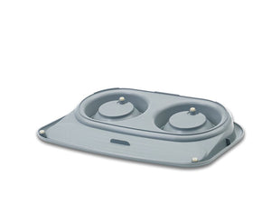 Savic Butler Cat & Dog Food Tray - GREY - Shopivet.com