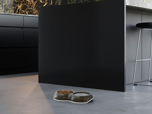 Savic Delice Double Cat Bowl Marble - Black/Gold 0.2l - Shopivet.com