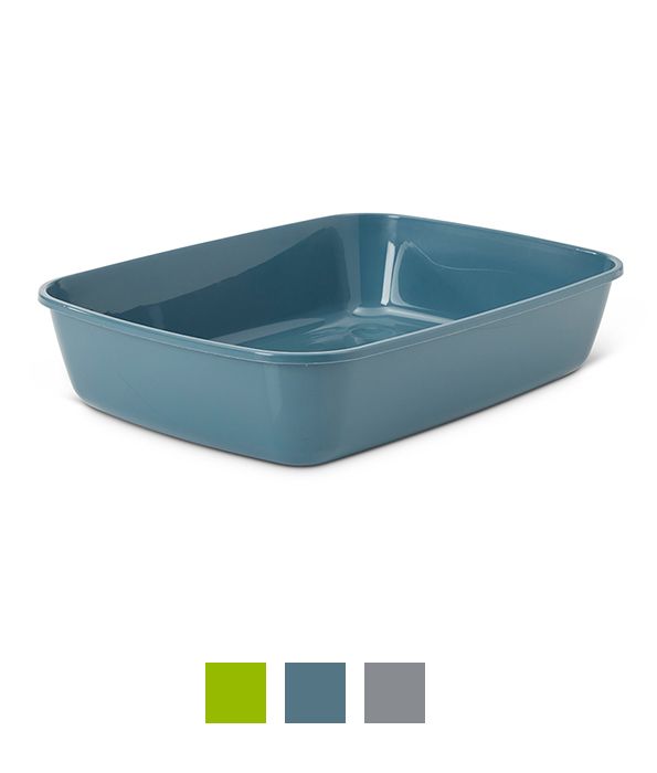 Savic Iriz Cat Litter Tray - GREY 42CM - Shopivet.com