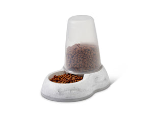 Savic Loop Pet Food Store Dispenser Marble - 1.5l - Shopivet.com