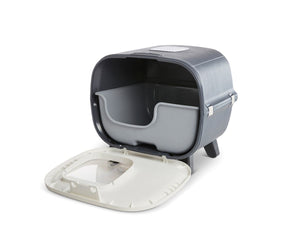 Savic Mira De Lux Toilet Home Cat Litter Box - Anthracite - Shopivet.com