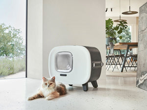 Savic Mira De Lux Toilet Home Cat Litter Box - Anthracite - Shopivet.com